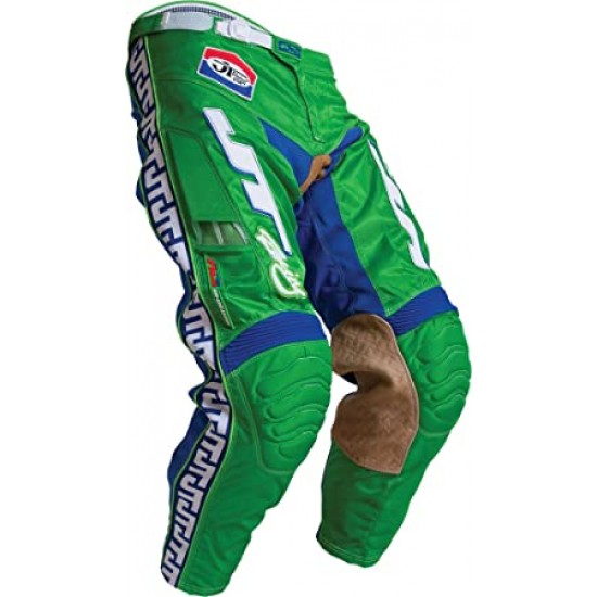 PANTALON JT RACING CLASSIC VENTED VERDE/AZUL