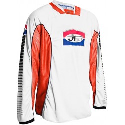 JERSEY JT RACING PRO-TOUR BLANCO/NARANJA
