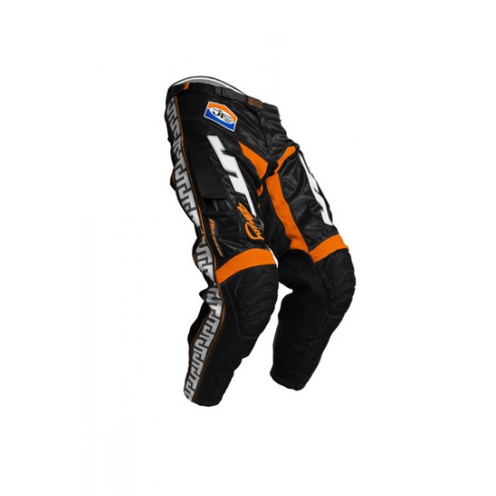 PANTALON JT RACING CLASSIC VENTED NEGRO/NARANJA